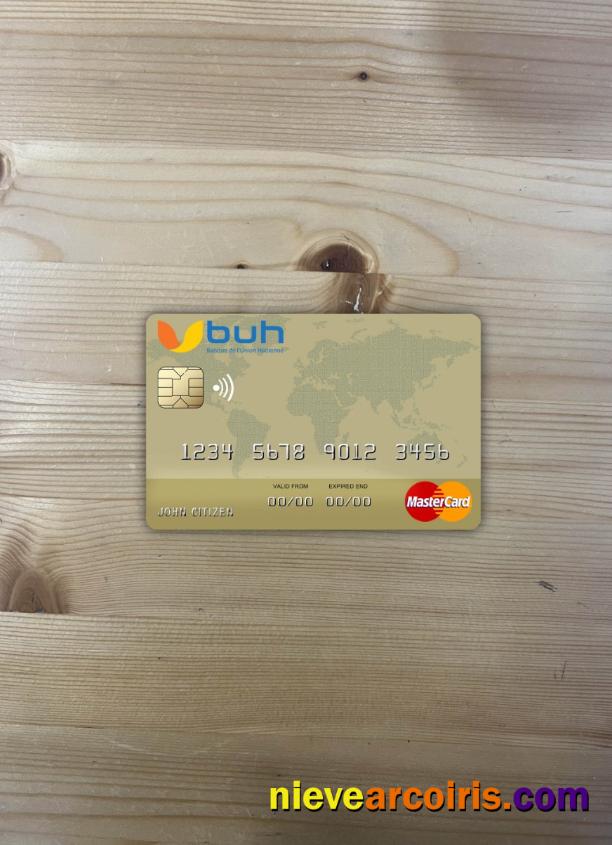 Haiti BUH Bank mastercard photolook